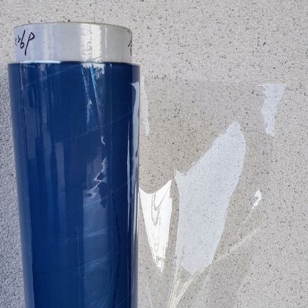 Kristallklare glänzende PVC-Folien